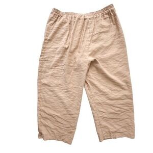 SpiritHouse Balloon Style Comfy Pull On Tan Pant - Size Large